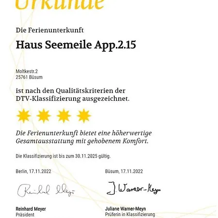 Haus Seemeile Seemeile 2 15 Apartment *